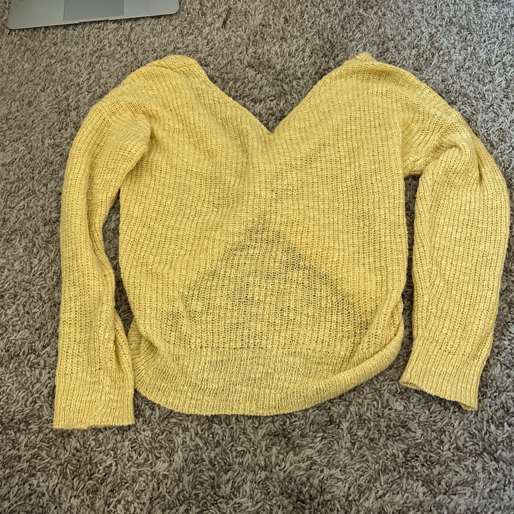 Yellow sweater